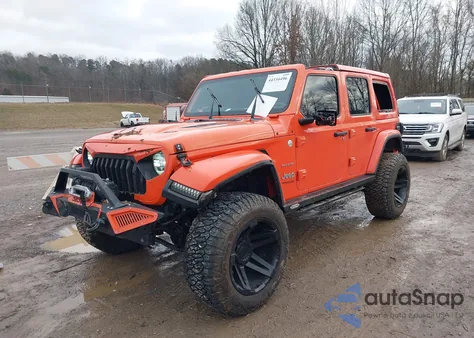2018 Jeep Wrangler Unlimited Sahara 4X4 из США, поврежденный, VIN 1C4HJXENXJW247053